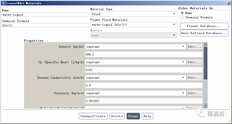 FLUENT壁面水膜流动模拟析模界